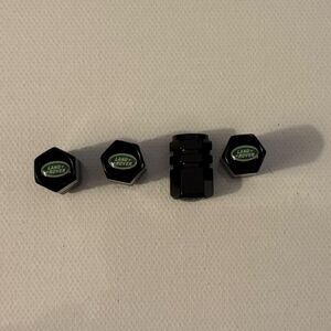 Land Rover Valve Stem Caps in Black Set of 4 NWT